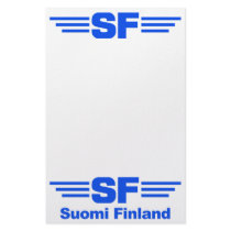 Suomi Finland stationary, customizable Custom Stationery