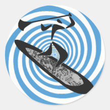 SUP ALL HORIZONS ROUND STICKERS
