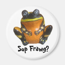 Sup Frawg? Refrigerator Magnet