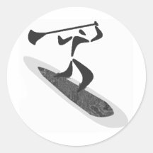 SUP GREY HAZED STICKER
