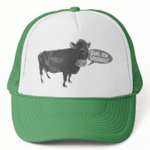 'sup my vegans trucker hat