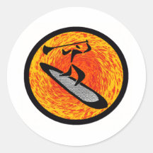 SUP PHLUSH ESCAPE ROUND STICKER