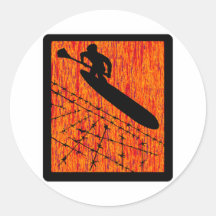 SUP TERRA WAY ROUND STICKER