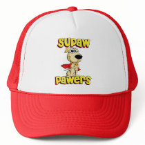 Supaw Powers Super Dog hats by sogeshirts Supaw Powers Super Dog hats