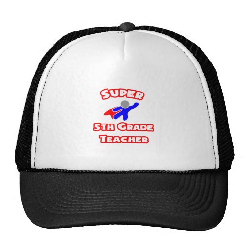 Super 5th Grade Teacher Mesh Hat