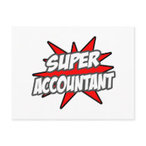 Super Accountant Postcards