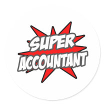 Super Accountant Sticker