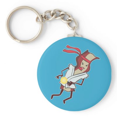 Super Action Bacon Keychain