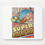 SUPER AMERICAN 1940's PULP COMICS HERO Mousemats