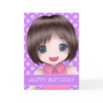 Super Anime Birthday Card by megakawaii Super Anime Birthday Card