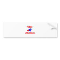 Super Bartender Bumper Sticker