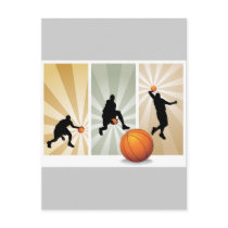 super-basketball post cards