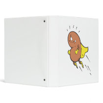 super bean cartoon character binder