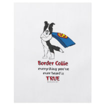 Super Border Collie Black Full Color Flyer