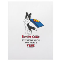 Super Border Collie Black Customized Letterhead