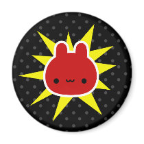 Super Bunny Magnet by abigcitydreamer Super Bunny Magnet