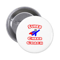 Super Cheer Coach Pinback Button
