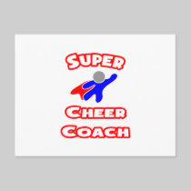 Super Cheer Coach Postcard