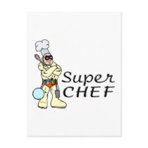 Super Chef postcards by TeeZazzle Super Chef postcards