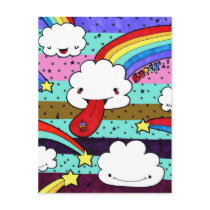 Super Clouds Postcard
