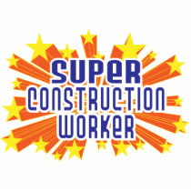 Super Construction Worker photo sculptures