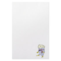 super cool movie popcorn character customized stationery