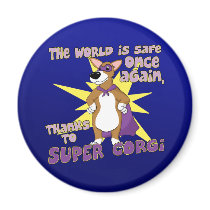 Super Corgi Magnet