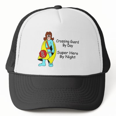 Super Crossing Guard Hats by TeeZazzle