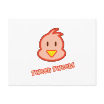 Super Cute Birdie postcards by BouncingBabies Super Cute Birdie postcards