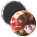 Super Cute Donut Magnets! zazzle_magnet