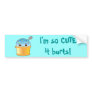 super cute Yummy Yummy bucket icecream! Bumper Stickers