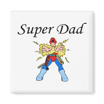 Super Dad (Electric) magnets by CelebrationZazzle Super Dad (Electric) magnets