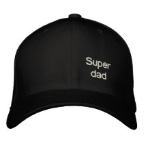 Super dad baseball cap