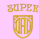Super Dad embroidered shirts