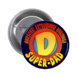 Super Dad Father's Day Button