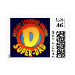 Super Dad Father's Day Custom Postage Stamps