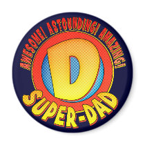 Super Dad Father's Day Magnet
