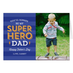 Super Dad Father's Day Photo Card