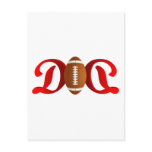 Super Dad Football Post Card