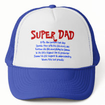 SUPER DAD hats