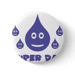 super dad icon pinback button