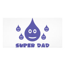 super dad icon photo cards