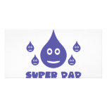 super dad icon picture card