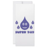 super dad icon rack card template