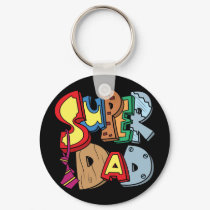 Super Dad keychains