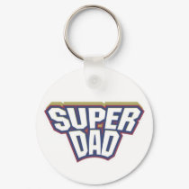 SUPER DAD keychains