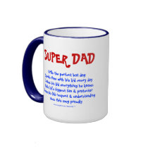 SUPER DAD mugs