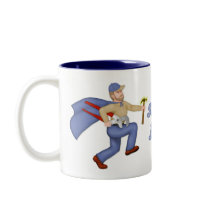 Super Dad mugs