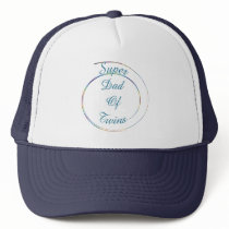 super dad of twin cap hats by graphicdesignlady super dad of twin cap hats