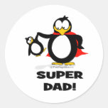 Super Dad Penguin Sticker